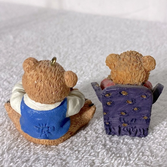 Vintage Adorable Bear Figurines on Swing - Picture 6 of 11